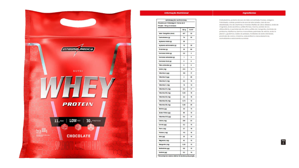 Whey 100% Integralmedica 900g é bom mesmo